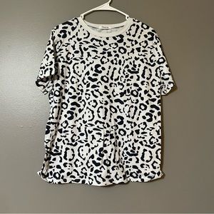 Blooming Jelly Leopard Print Tshirt Blouse